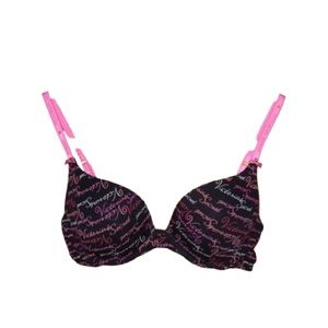 Victoria's Secret Cotton Logo Push-Up Bra NWOT